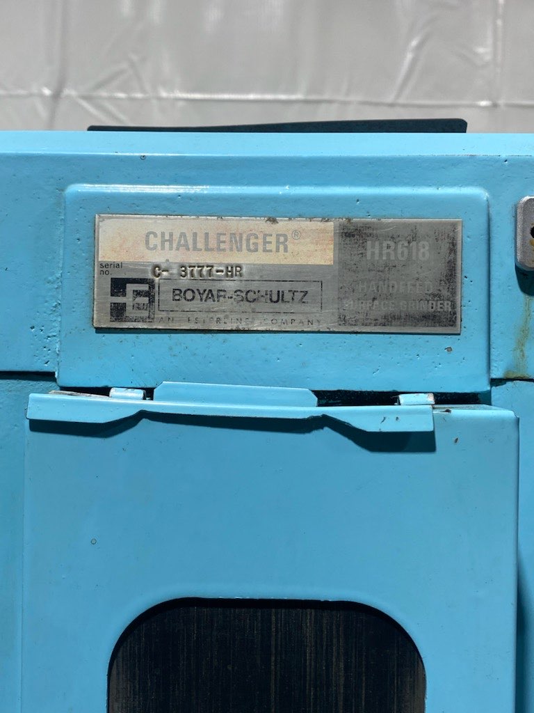 Boyar Schultz  Challenger HR618  Surface Grinder